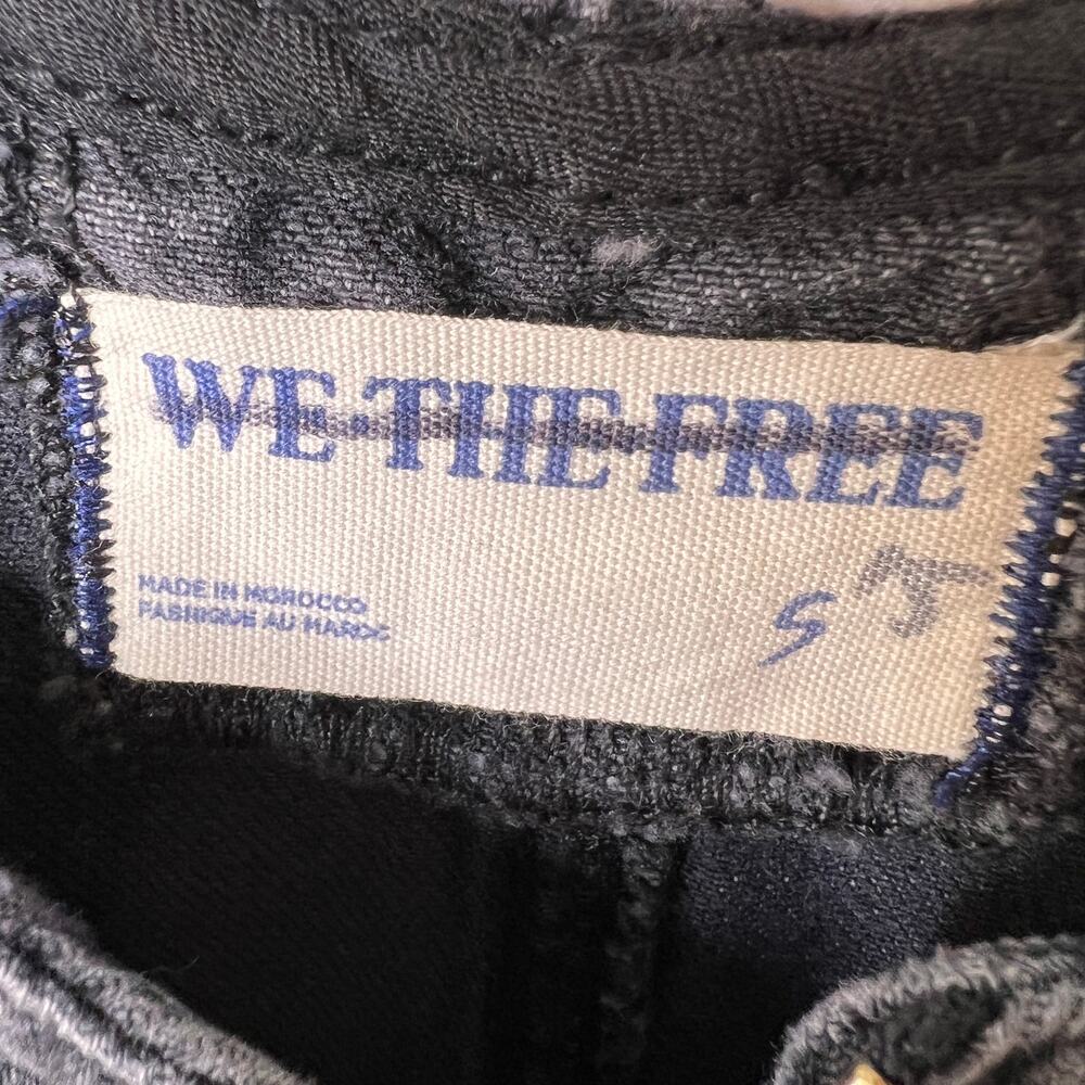 We the Free Jumpsuit Womens Size Small Washed Black Cloud Nine Denim 100% Cotton - Picture 2 of 16